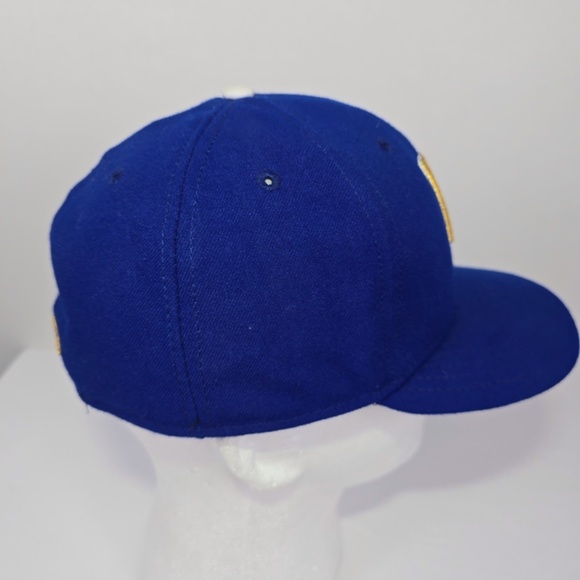 KANSAS CITY ROYALS 2015 WORLD CHAMPIONS GOLD 59Fifty NEW ERA FITTED HAT  7 3/8 - Picture 5 of 8